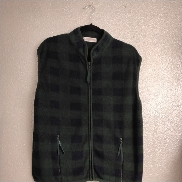 Amanda Smith Bufalo Check Zip Up Vest - Picture 1 of 4